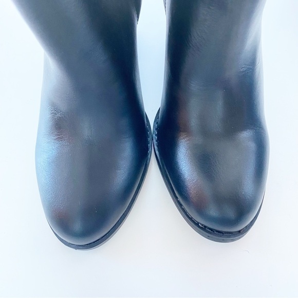 STEVE MADDEN Lux Leather Slouchy Tall Heeled Boots NEW - Picture 4 of 8